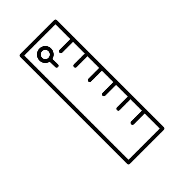 Ruler Vector Icon Design — Vetor de Stock