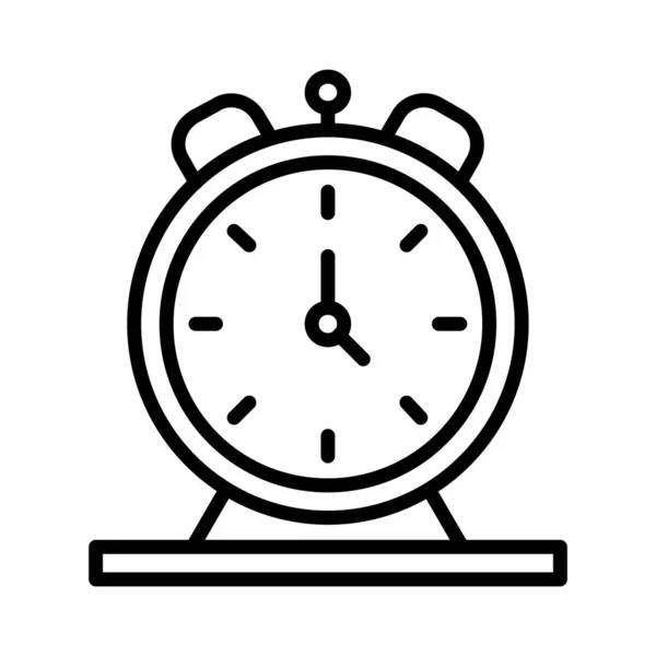 Relógio Alarme Vector Ícone Design — Vetor de Stock