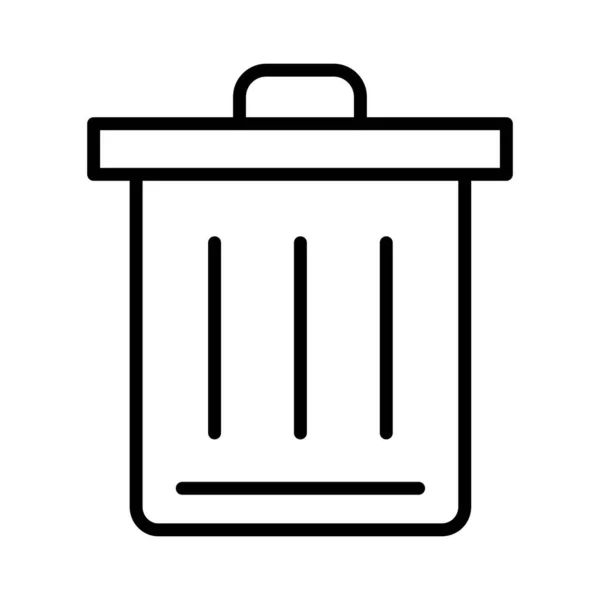Trash Vector Icon Design — Image vectorielle