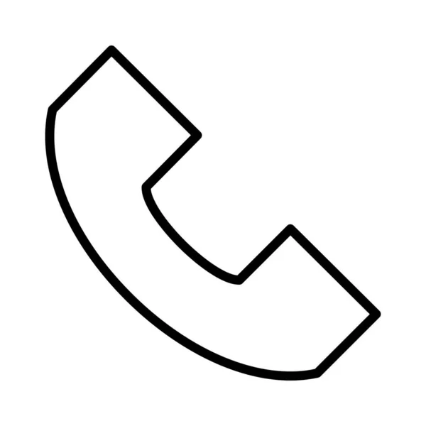 Design Ícone Vetor Telefone — Vetor de Stock