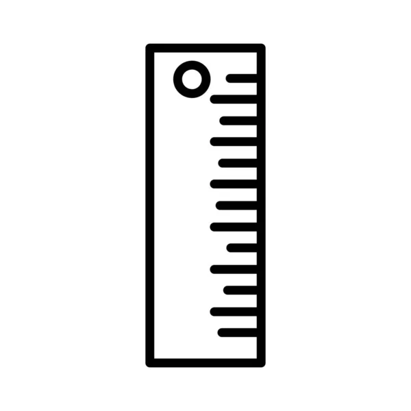 Ruler Vector Icon Design — Stock Vector