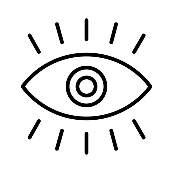 Vision Vector Icon Design — Vetor de Stock