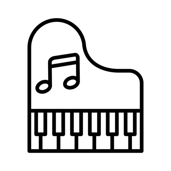Piano Vector Icon Design — Stockvektor