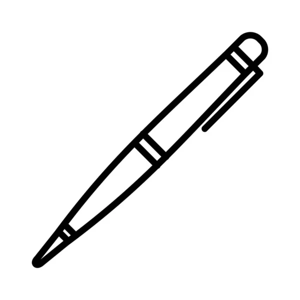 Kalem Vektör Simgesi Tasarım — Stok Vektör