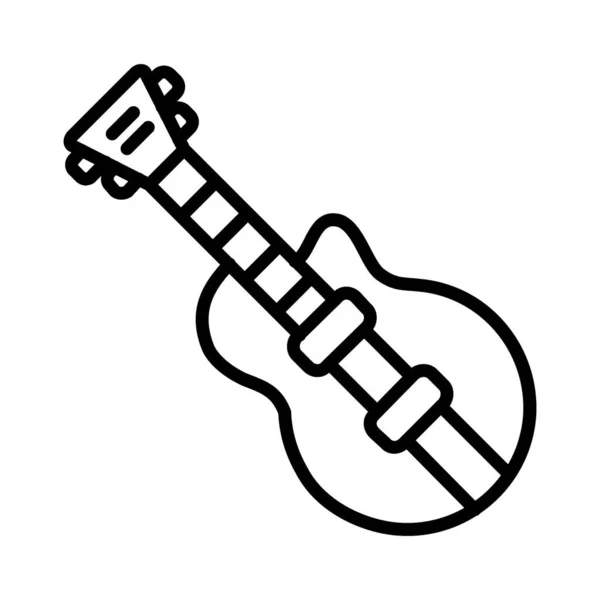 Guitar Vector Icon Design — Archivo Imágenes Vectoriales