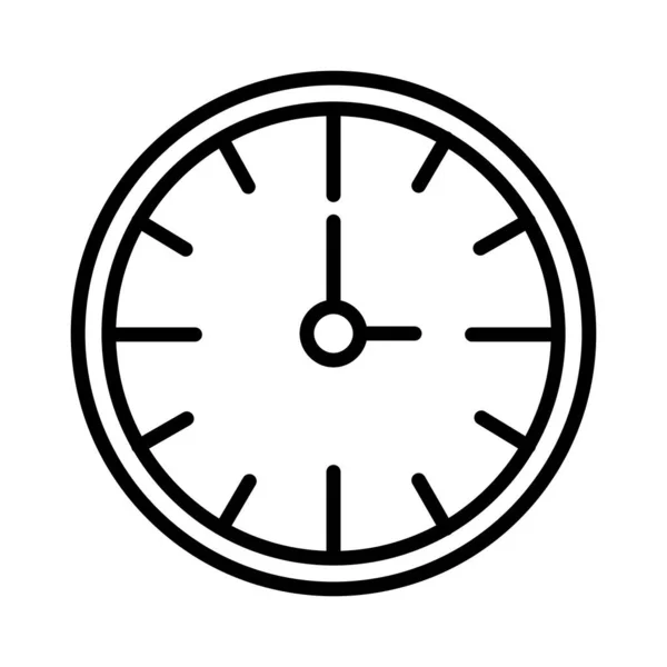 Reloj Vector Icono Diseño — Archivo Imágenes Vectoriales