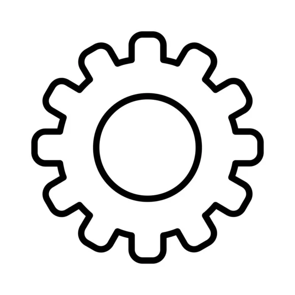 Cogwheel Vectoricoon Ontwerp — Stockvector