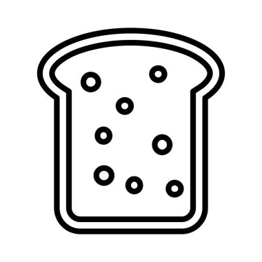 Ekmek Vektörü Simgesi Tasarımı