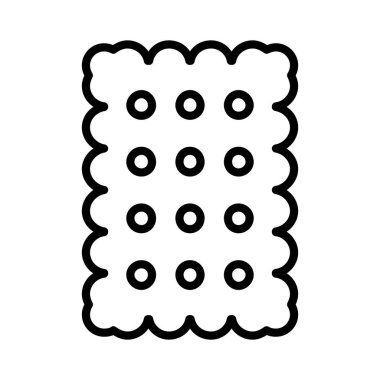 Bisküvi Vektörü Simgesi Tasarımı