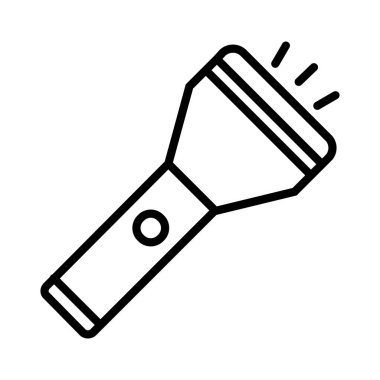 Meşale Vektörü Simgesi Tasarımı