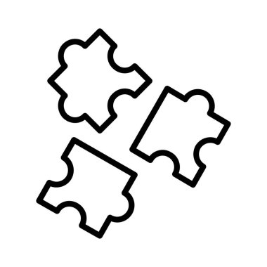 Vektör simgesi tasarım bulmaca