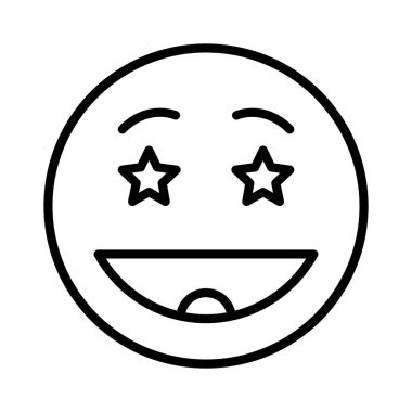 Heyecanlı Vektör Simgesi Tasarımı