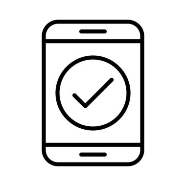 Tamamlanmış Görev Vektörü Simgesi Tasarımı