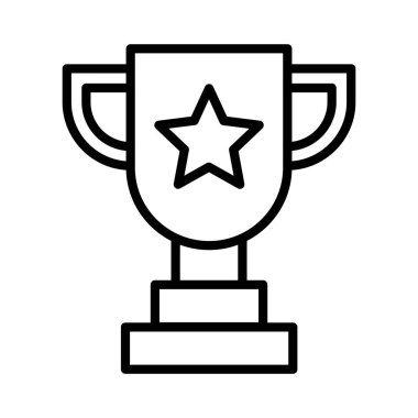 Trophy Vector Icon Design