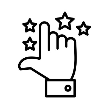 Parmak Vektörü Simgesi Tasarımı