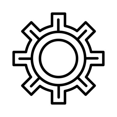 Dişli vektör simgesi tasarım