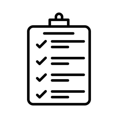 Clipboard Vector Icon Design