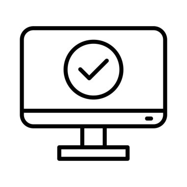 Monitor Vector Icon Design