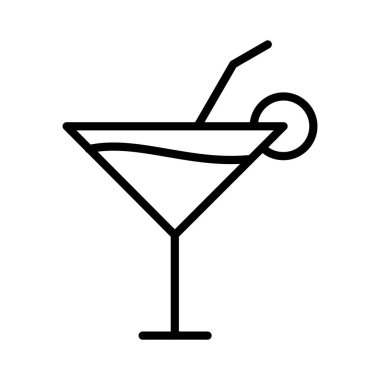 Cocktail Vector Icon Design