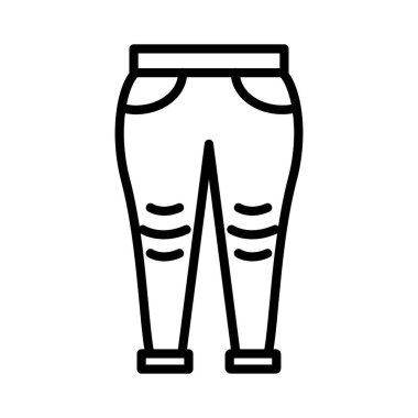 Jean Vektör Simgesi Tasarımı