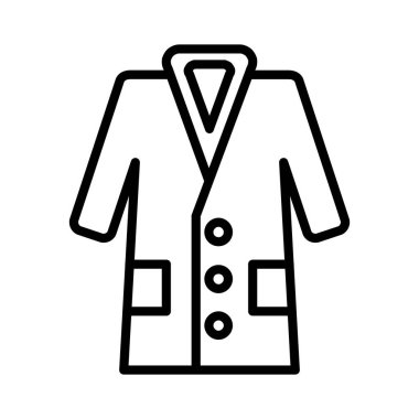 Ceket Vektörü Simgesi Tasarımı