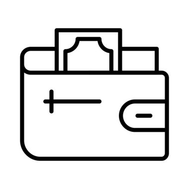 Wallet Vector Icon Design