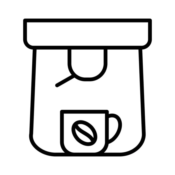 Kahve Makinesi Vektör Simgesi Tasarımı — Stok Vektör