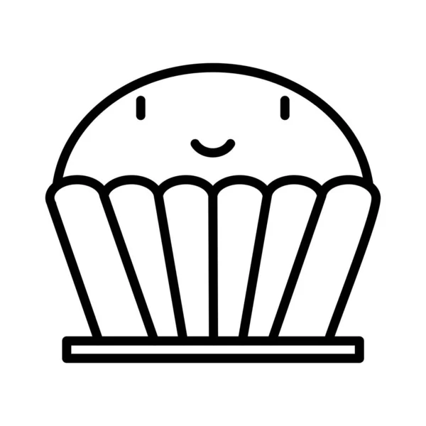 Muffin Vektor Ikon Design — Stock vektor