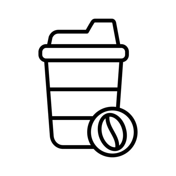 Kaffeetasse Vector Icon Design — Stockvektor