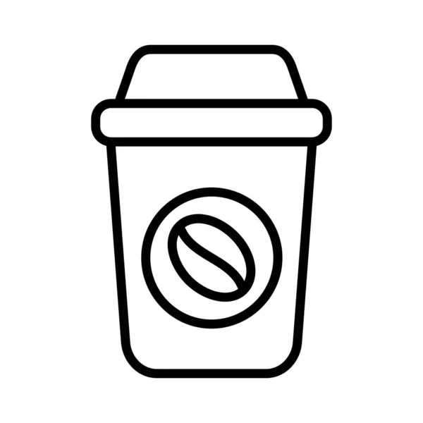 Kahve Vektörü Simgesi Tasarımı — Stok Vektör