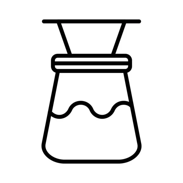Kahve Filtresi Vektör Simgesi Tasarımı — Stok Vektör