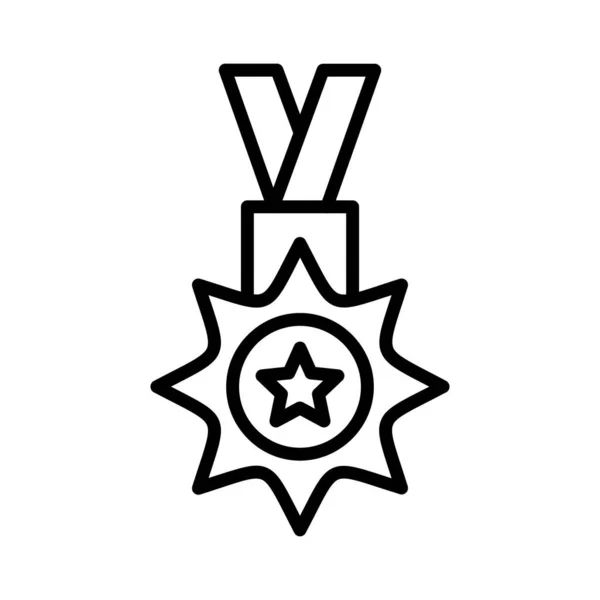 Medalj Vektor Ikon Design — Stock vektor