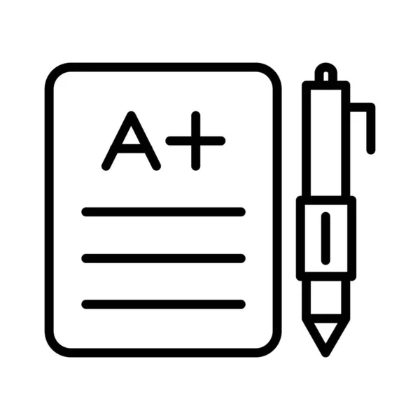 Exam Vector Icon Design — Image vectorielle