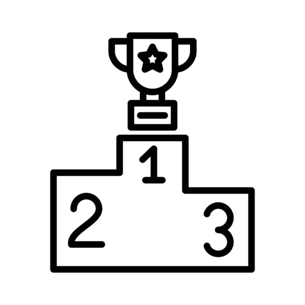 First Prize Vector Icon Design — Stock Vector