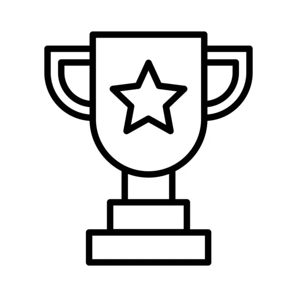 Trophy Vector Icon Design — Stockvektor
