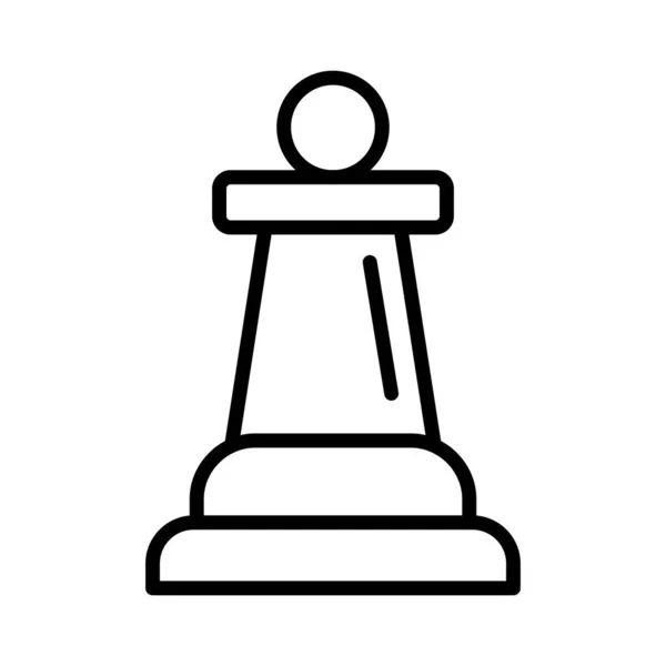 Chess Piece Vector Icon Design — Stock Vector