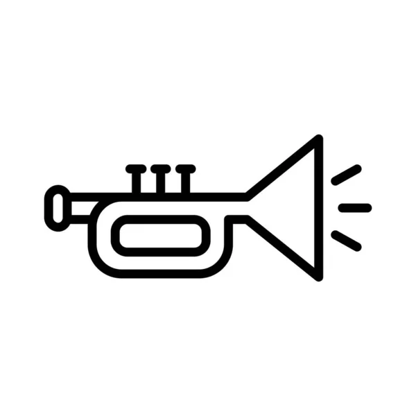 Trumpet Vector Icon Design — Vettoriale Stock