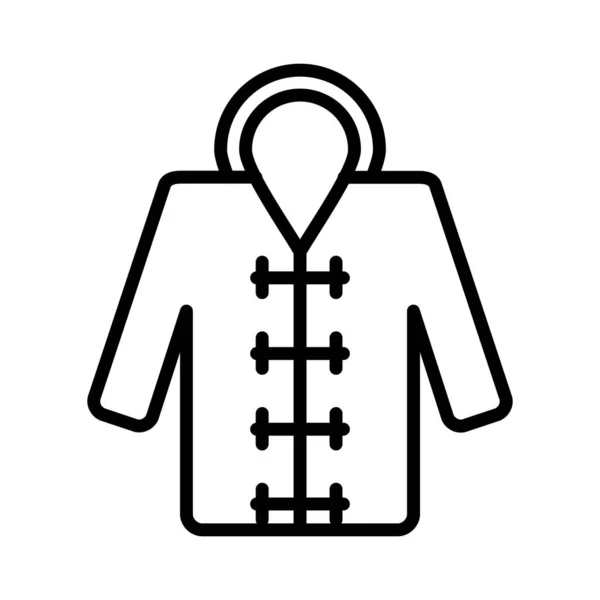 Raincoat Vector Icon Design — Stock Vector