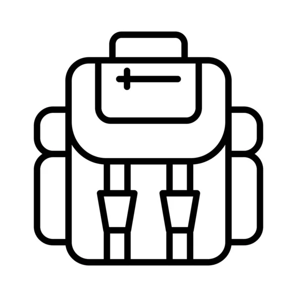 Backpack Vector Icon Design — стоковый вектор