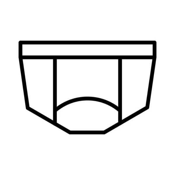 Ropa Interior Vector Icono Diseño — Vector de stock