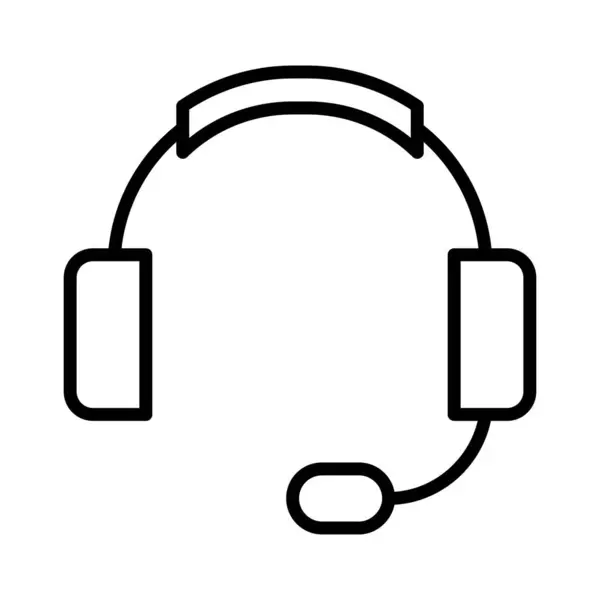 Headphones Vector Icon Design — Διανυσματικό Αρχείο
