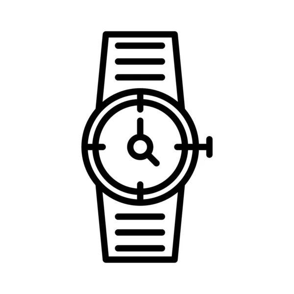 Reloj Vector Icono Diseño — Archivo Imágenes Vectoriales