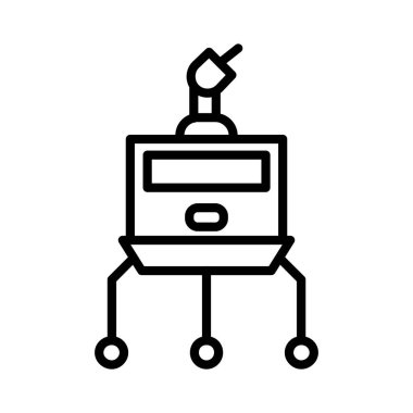 Lander Vektör Simgesi Tasarımı