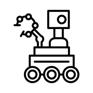 Oda Gezgini Vektör Simgesi Tasarımı