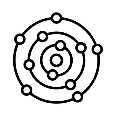 Solar System Vector Icon Design