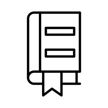 Kitap Vektörü Simgesi Tasarımı