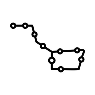 Takımyıldız Vektör Simgesi Tasarımı