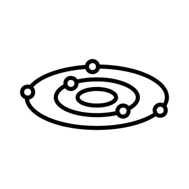 Galaksi Vektör Simgesi Tasarımı