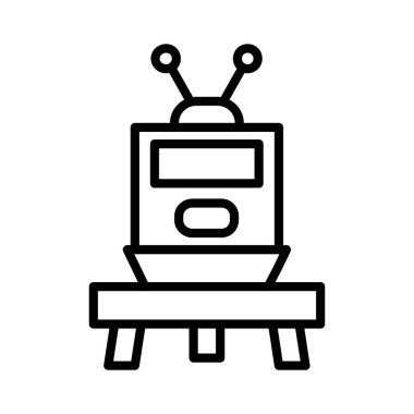 Lander Vektör Simgesi Tasarımı