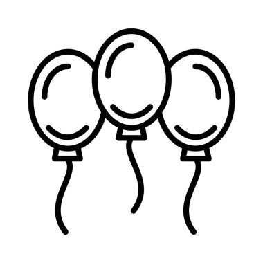 Balloons Vector Icon Design
